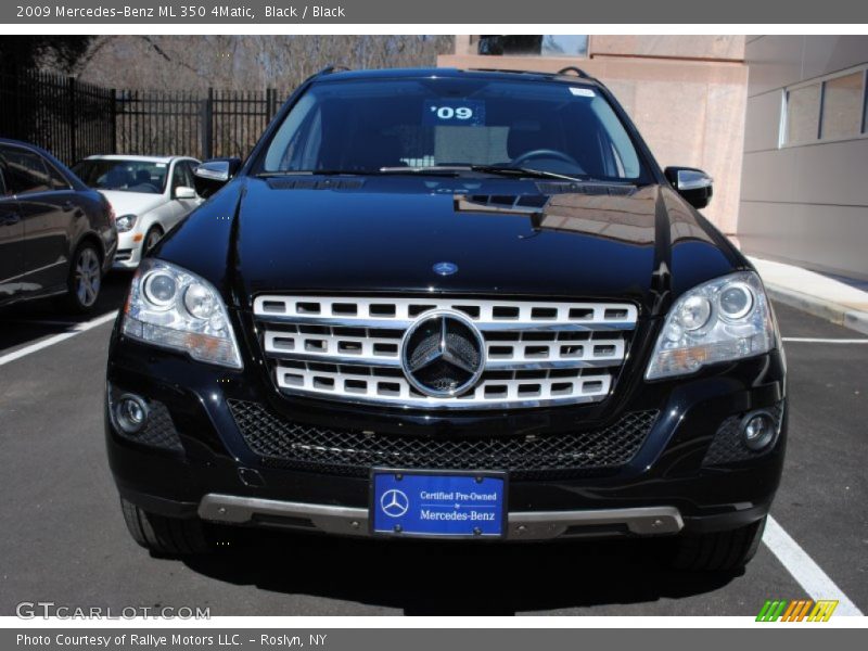 Black / Black 2009 Mercedes-Benz ML 350 4Matic