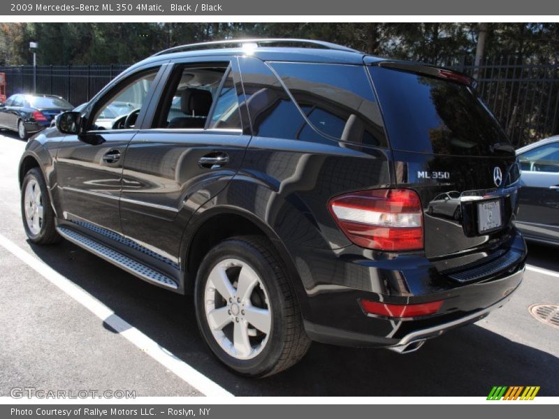 Black / Black 2009 Mercedes-Benz ML 350 4Matic