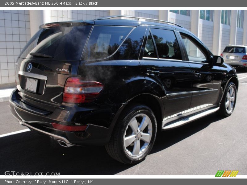 Black / Black 2009 Mercedes-Benz ML 350 4Matic