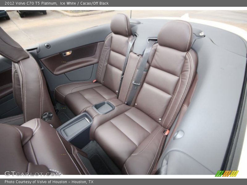 Rear Seat of 2012 C70 T5 Platinum