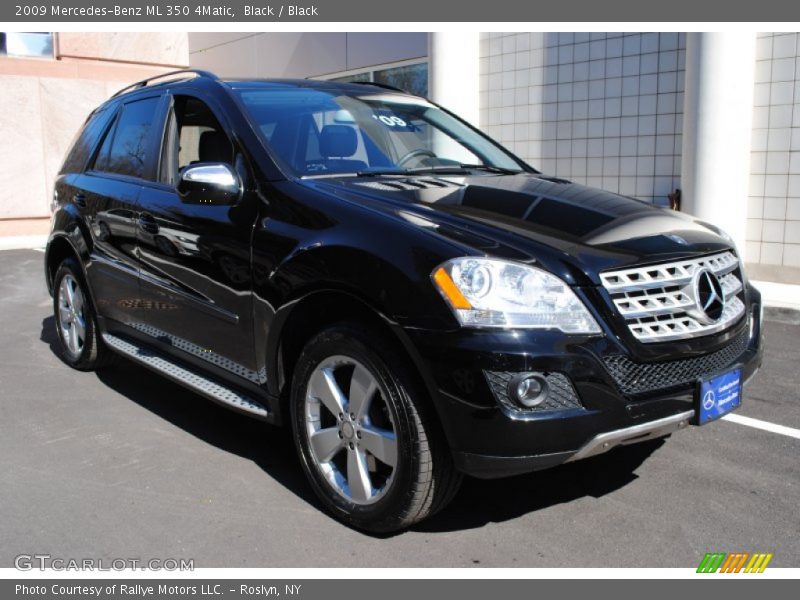 Black / Black 2009 Mercedes-Benz ML 350 4Matic