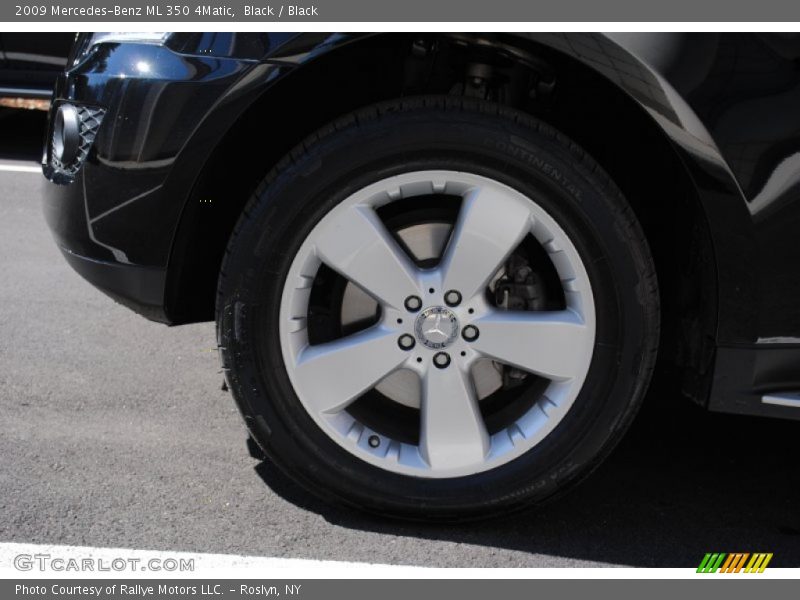 Black / Black 2009 Mercedes-Benz ML 350 4Matic