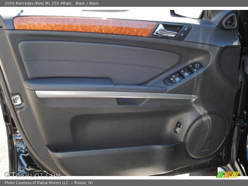 Black / Black 2009 Mercedes-Benz ML 350 4Matic