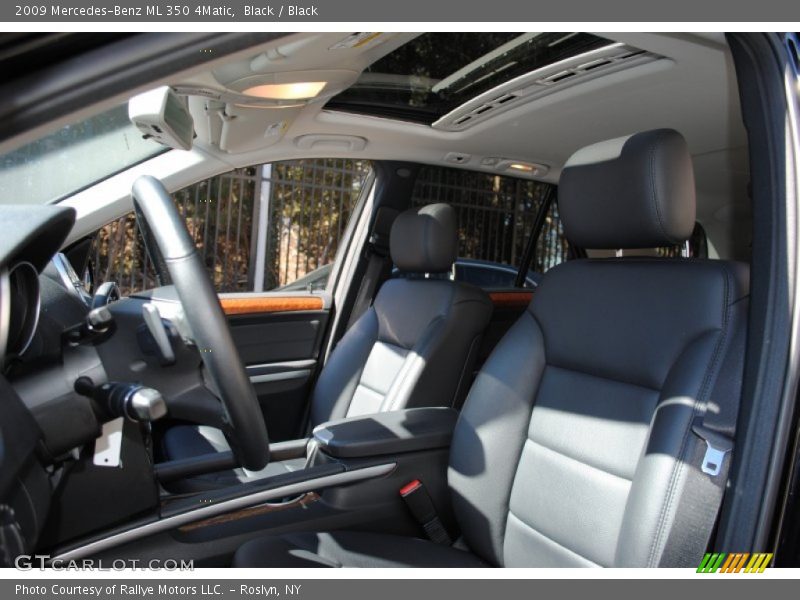 Black / Black 2009 Mercedes-Benz ML 350 4Matic