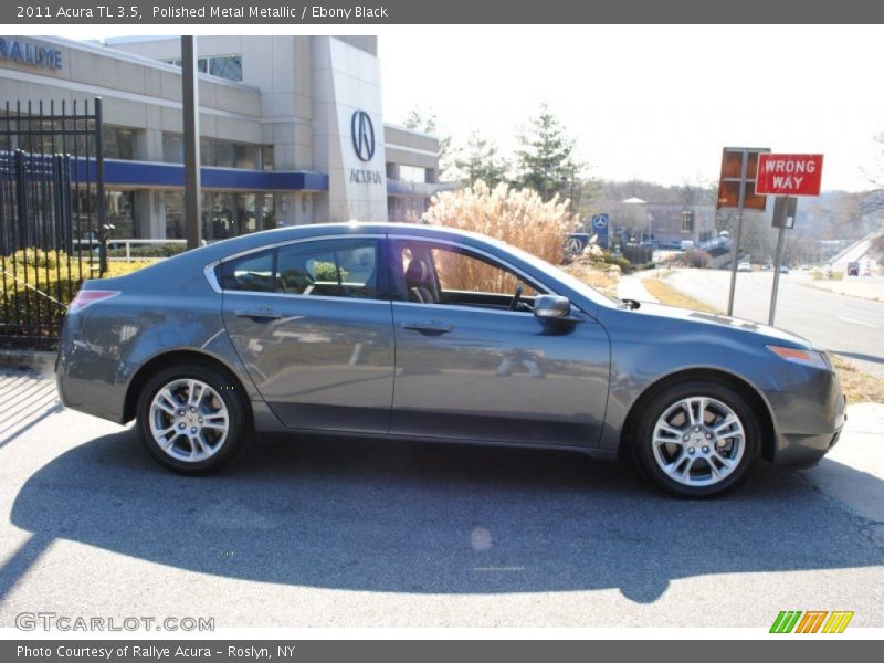Polished Metal Metallic / Ebony Black 2011 Acura TL 3.5