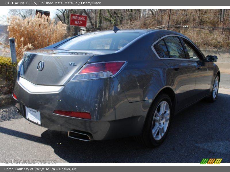 Polished Metal Metallic / Ebony Black 2011 Acura TL 3.5