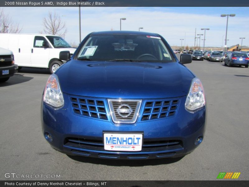 Indigo Blue Metallic / Black 2008 Nissan Rogue S AWD