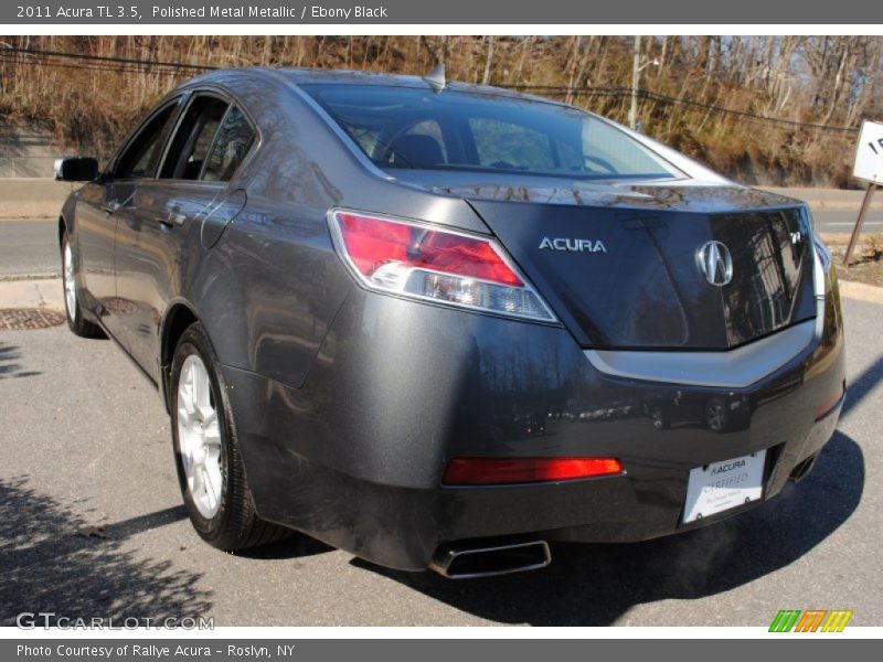 Polished Metal Metallic / Ebony Black 2011 Acura TL 3.5