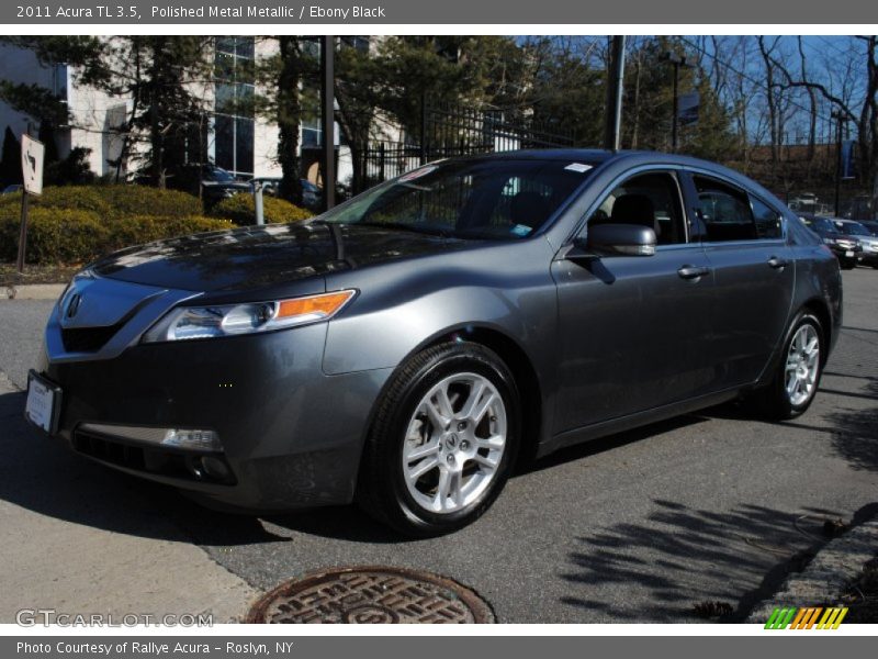 Polished Metal Metallic / Ebony Black 2011 Acura TL 3.5