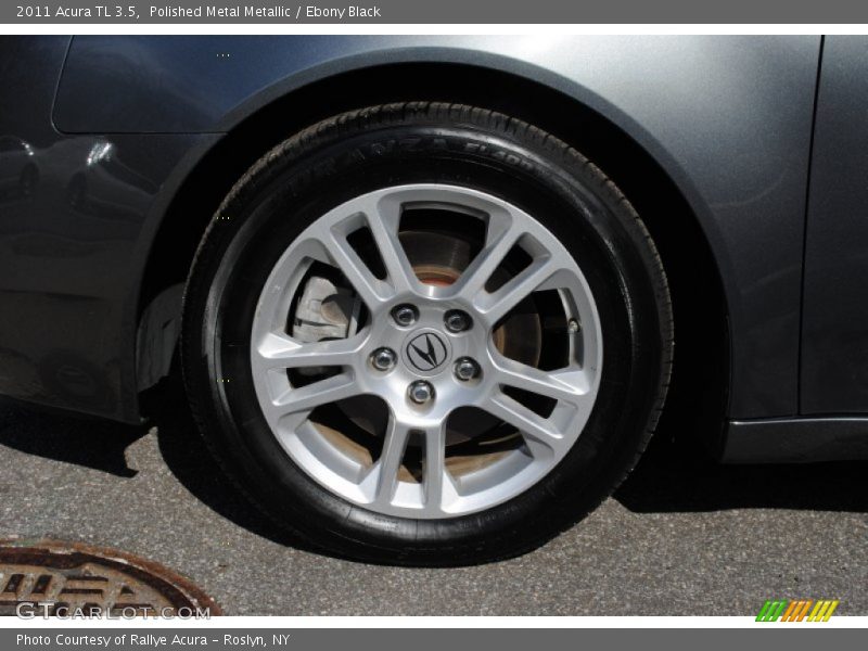 Polished Metal Metallic / Ebony Black 2011 Acura TL 3.5