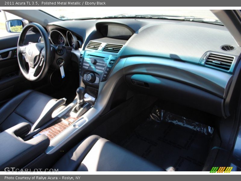 Polished Metal Metallic / Ebony Black 2011 Acura TL 3.5
