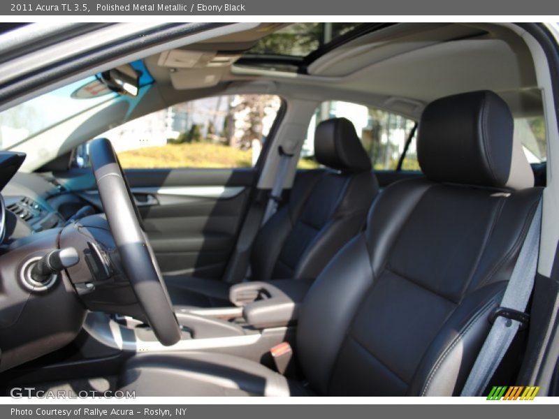 Polished Metal Metallic / Ebony Black 2011 Acura TL 3.5