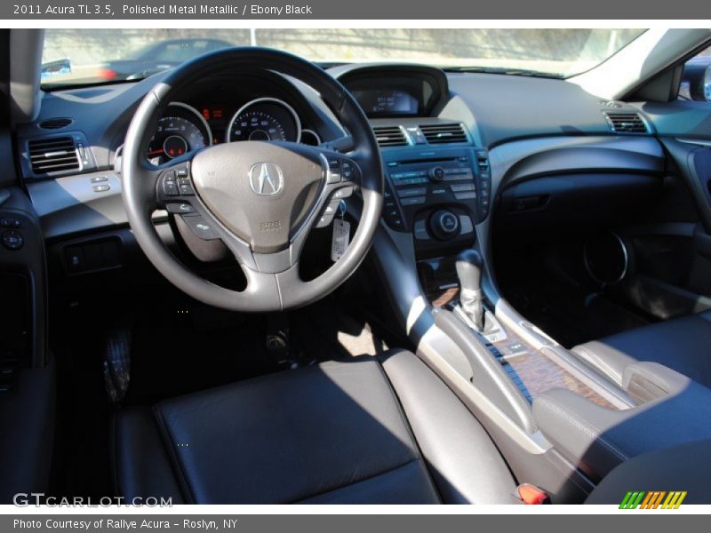 Polished Metal Metallic / Ebony Black 2011 Acura TL 3.5