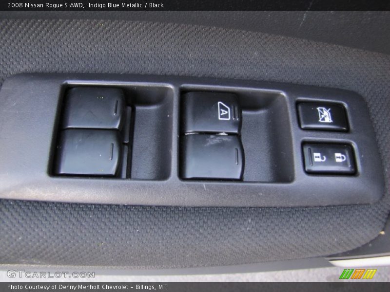 Indigo Blue Metallic / Black 2008 Nissan Rogue S AWD