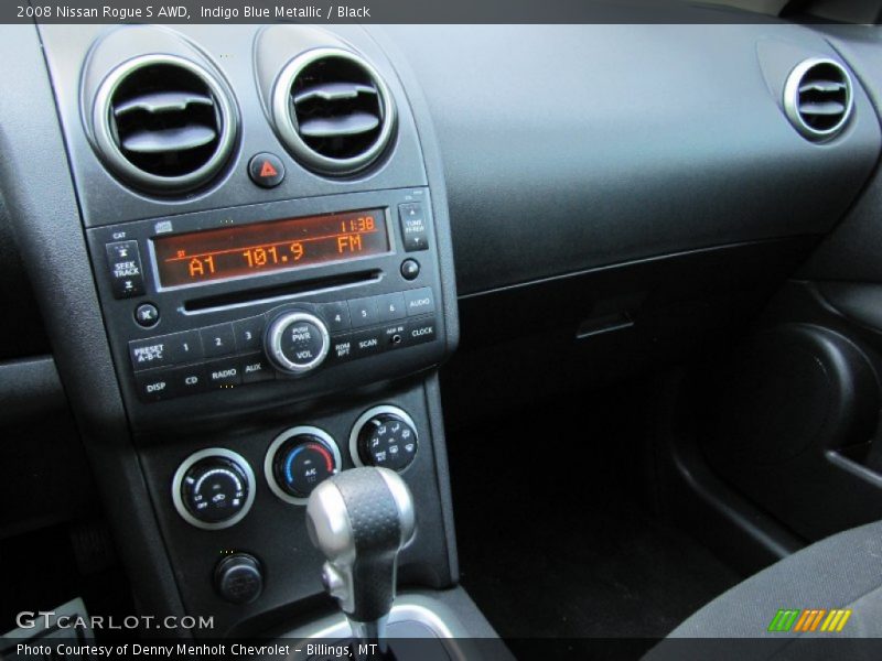 Indigo Blue Metallic / Black 2008 Nissan Rogue S AWD