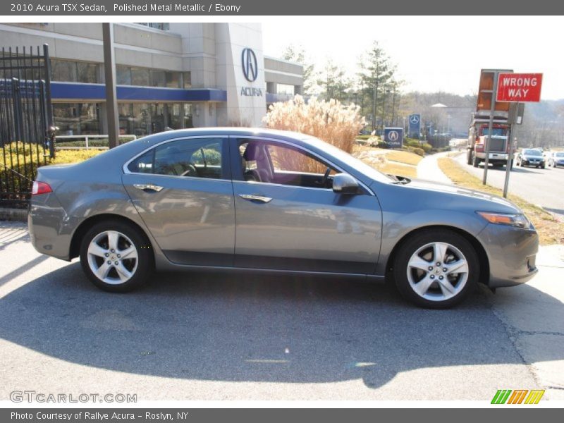 Polished Metal Metallic / Ebony 2010 Acura TSX Sedan