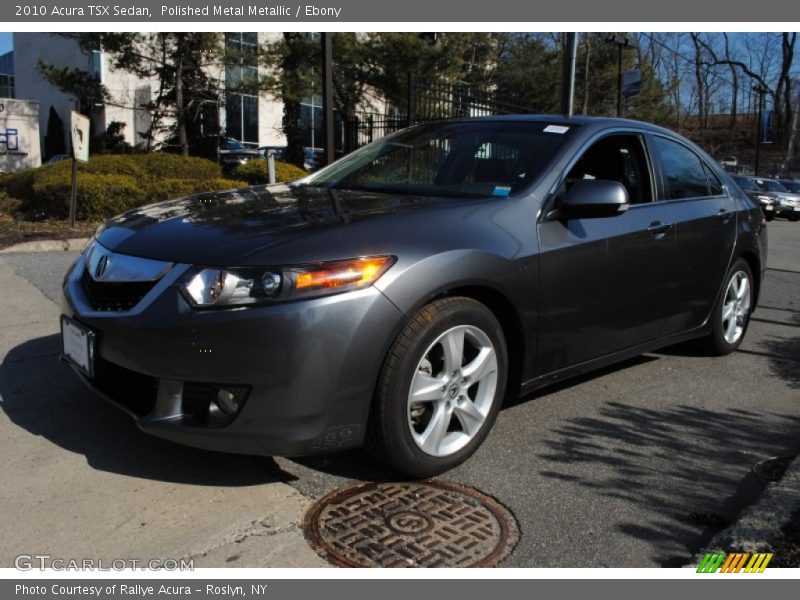 Polished Metal Metallic / Ebony 2010 Acura TSX Sedan