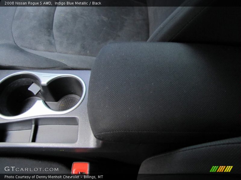 Indigo Blue Metallic / Black 2008 Nissan Rogue S AWD