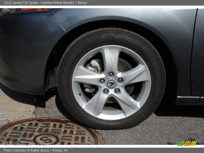 Polished Metal Metallic / Ebony 2010 Acura TSX Sedan