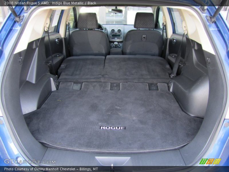 Indigo Blue Metallic / Black 2008 Nissan Rogue S AWD