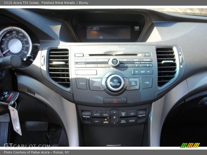 Polished Metal Metallic / Ebony 2010 Acura TSX Sedan