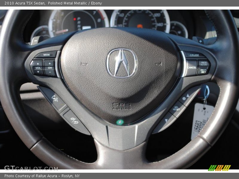 Polished Metal Metallic / Ebony 2010 Acura TSX Sedan