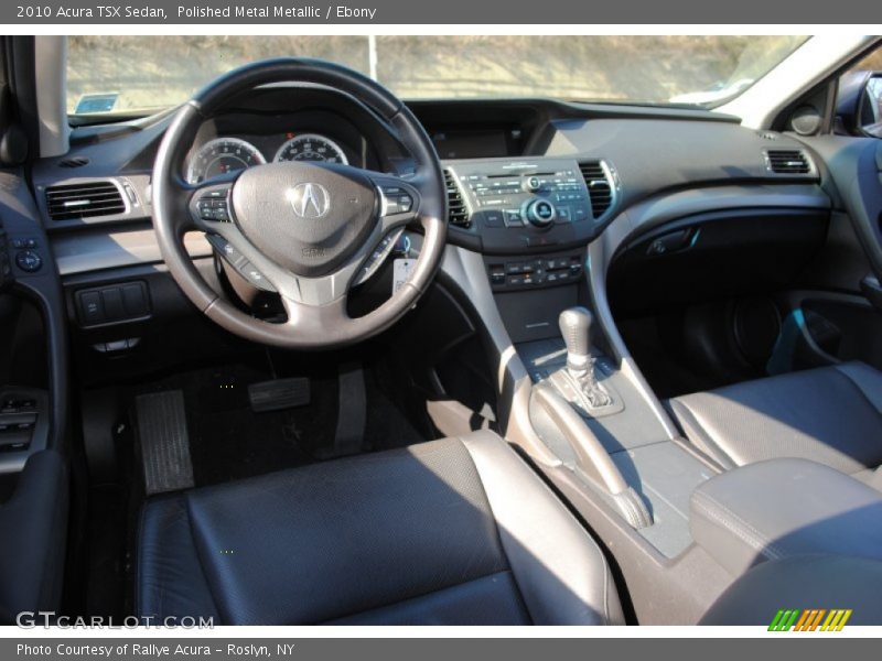 Polished Metal Metallic / Ebony 2010 Acura TSX Sedan