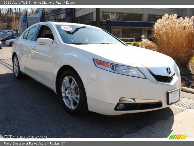 White Diamond Pearl / Ebony 2010 Acura TL 3.5