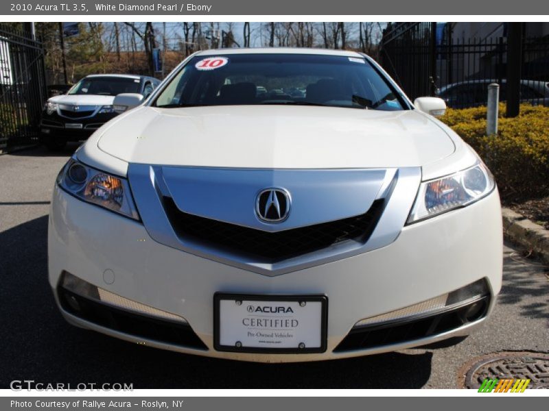 White Diamond Pearl / Ebony 2010 Acura TL 3.5