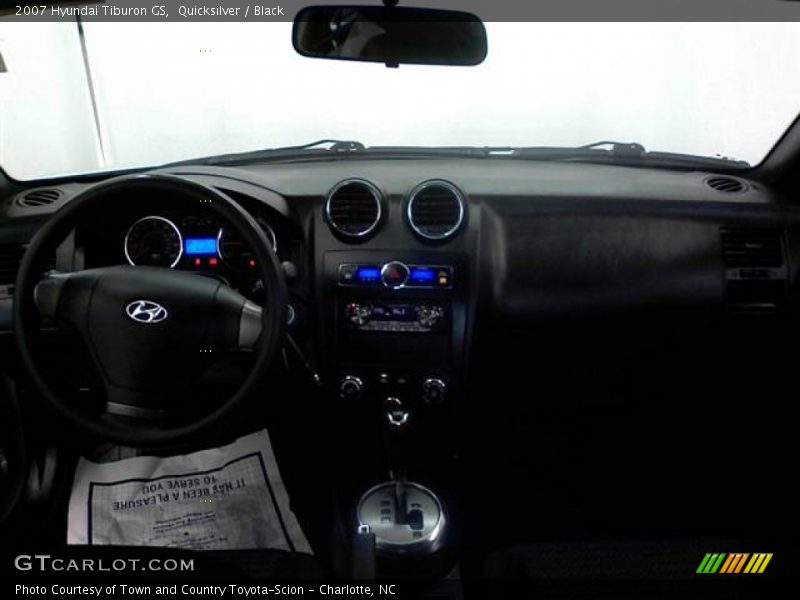 Quicksilver / Black 2007 Hyundai Tiburon GS