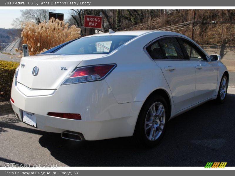 White Diamond Pearl / Ebony 2010 Acura TL 3.5