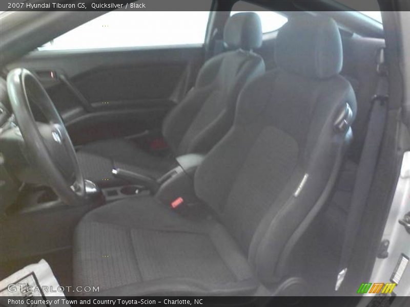 Quicksilver / Black 2007 Hyundai Tiburon GS