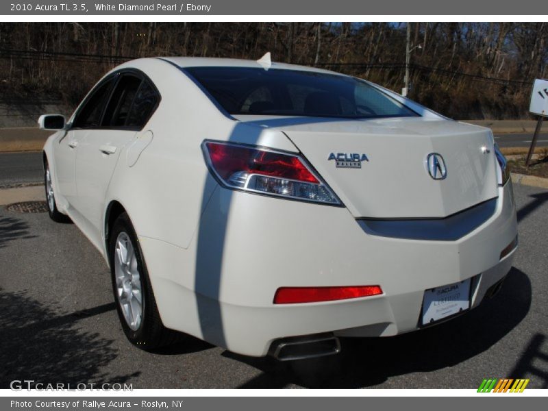 White Diamond Pearl / Ebony 2010 Acura TL 3.5