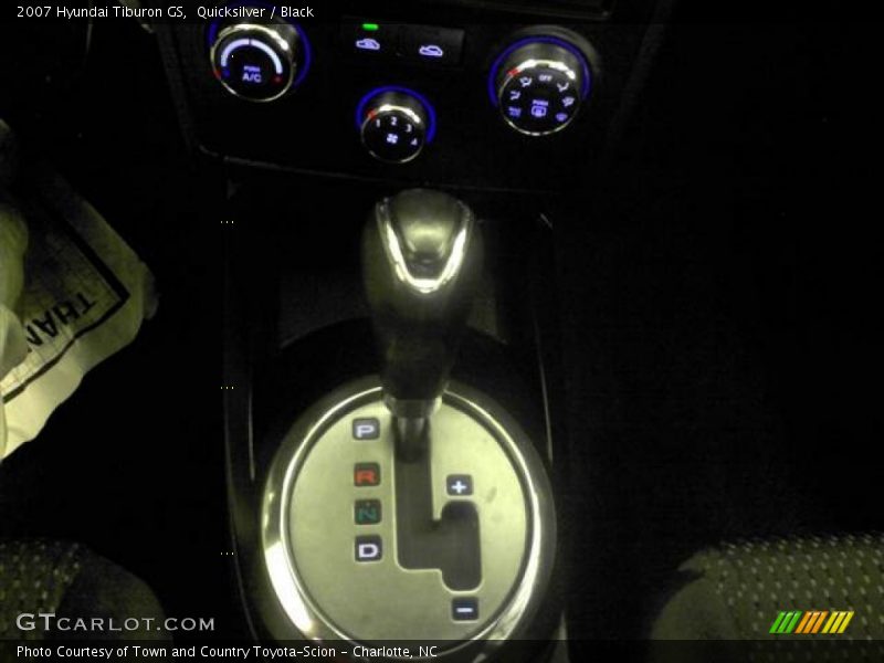 Quicksilver / Black 2007 Hyundai Tiburon GS