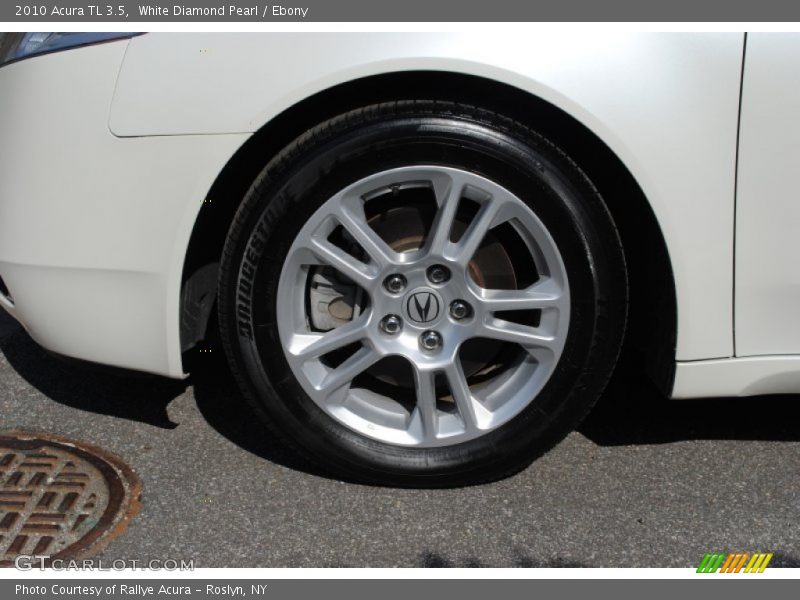 White Diamond Pearl / Ebony 2010 Acura TL 3.5