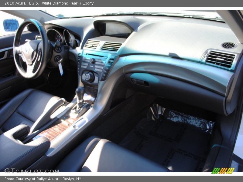 White Diamond Pearl / Ebony 2010 Acura TL 3.5