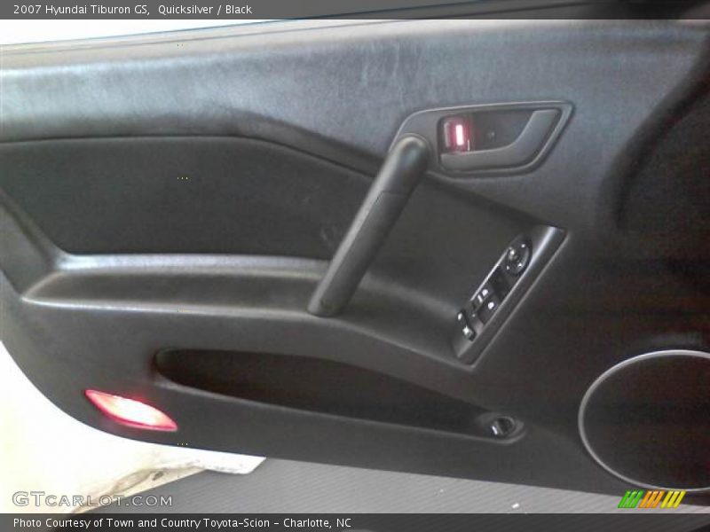 Quicksilver / Black 2007 Hyundai Tiburon GS