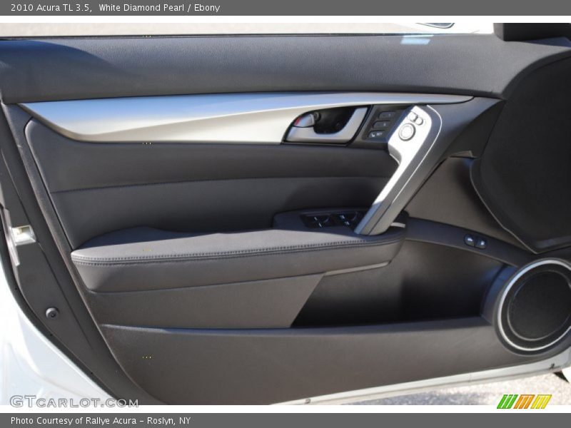 White Diamond Pearl / Ebony 2010 Acura TL 3.5