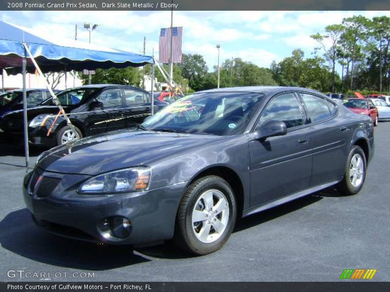 Dark Slate Metallic / Ebony 2008 Pontiac Grand Prix Sedan