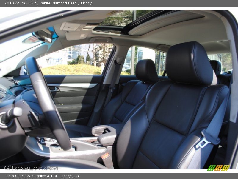 White Diamond Pearl / Ebony 2010 Acura TL 3.5