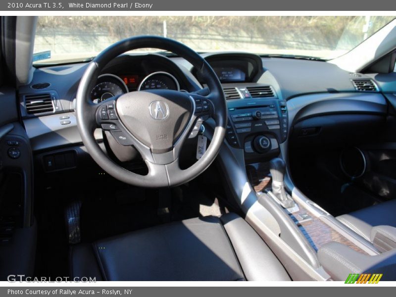 White Diamond Pearl / Ebony 2010 Acura TL 3.5
