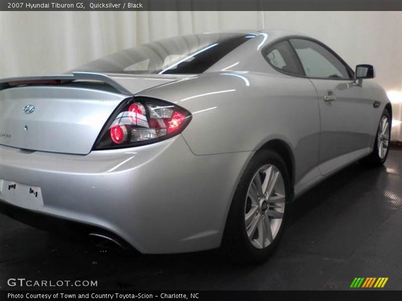 Quicksilver / Black 2007 Hyundai Tiburon GS