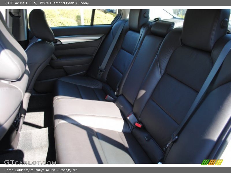 White Diamond Pearl / Ebony 2010 Acura TL 3.5