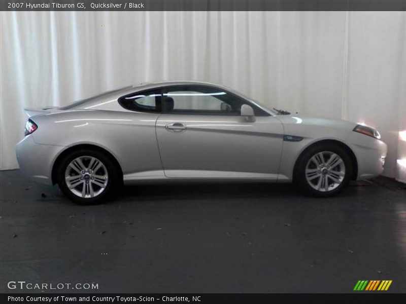 Quicksilver / Black 2007 Hyundai Tiburon GS