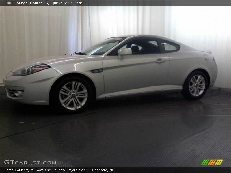 Quicksilver / Black 2007 Hyundai Tiburon GS
