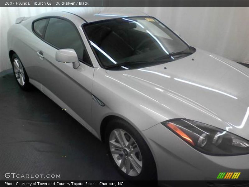 Quicksilver / Black 2007 Hyundai Tiburon GS