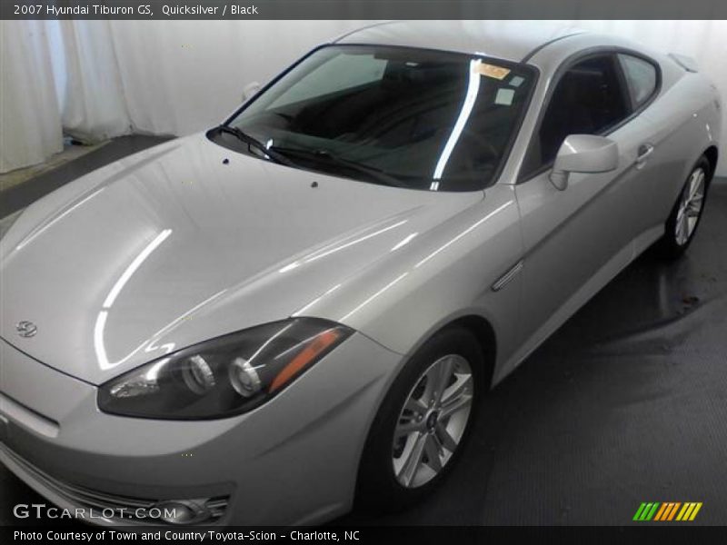 Quicksilver / Black 2007 Hyundai Tiburon GS