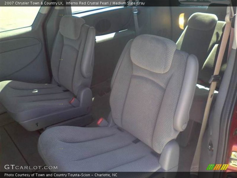 Inferno Red Crystal Pearl / Medium Slate Gray 2007 Chrysler Town & Country LX