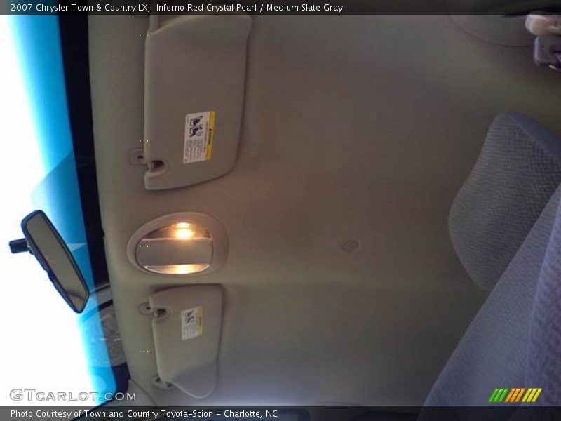 Inferno Red Crystal Pearl / Medium Slate Gray 2007 Chrysler Town & Country LX