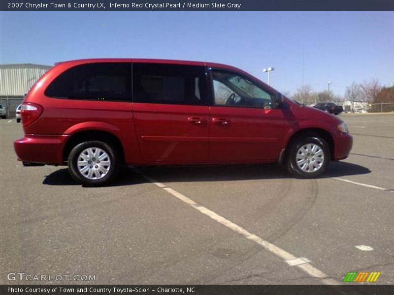 Inferno Red Crystal Pearl / Medium Slate Gray 2007 Chrysler Town & Country LX